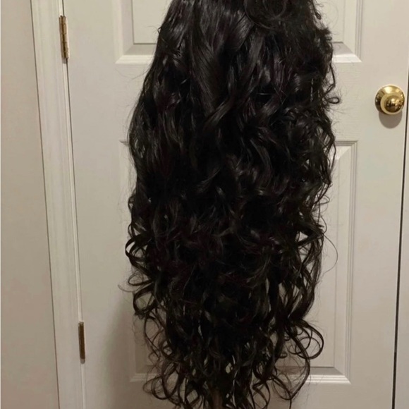 💜New30-32”Beautiful Serenity 100%Brazilian Human Hair HD Transparent Lace Wig💜 - Picture 10 of 10
